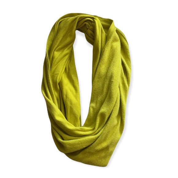 Susan Graver Yellow Scoop Neck Long Sleeve Tunic Top with Matching Scarf SZ: XL - Picture 6 of 8